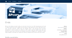 Desktop Screenshot of bpcopy.cz